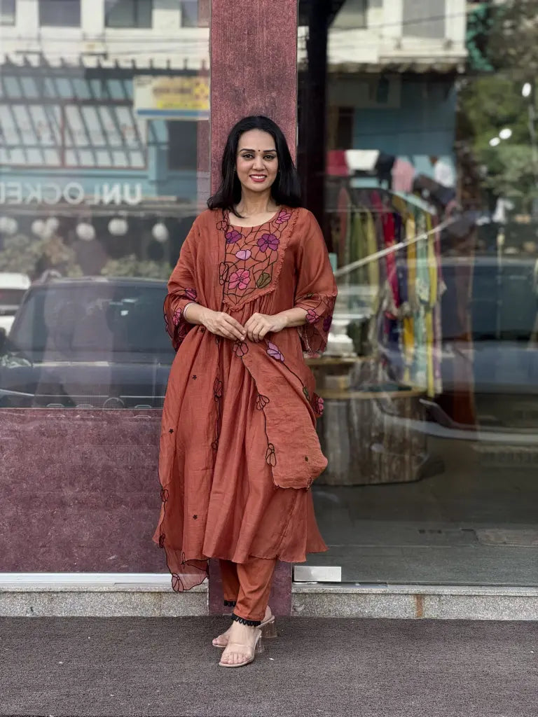 Front styling view of soft kurta set — Soft Kurta Set