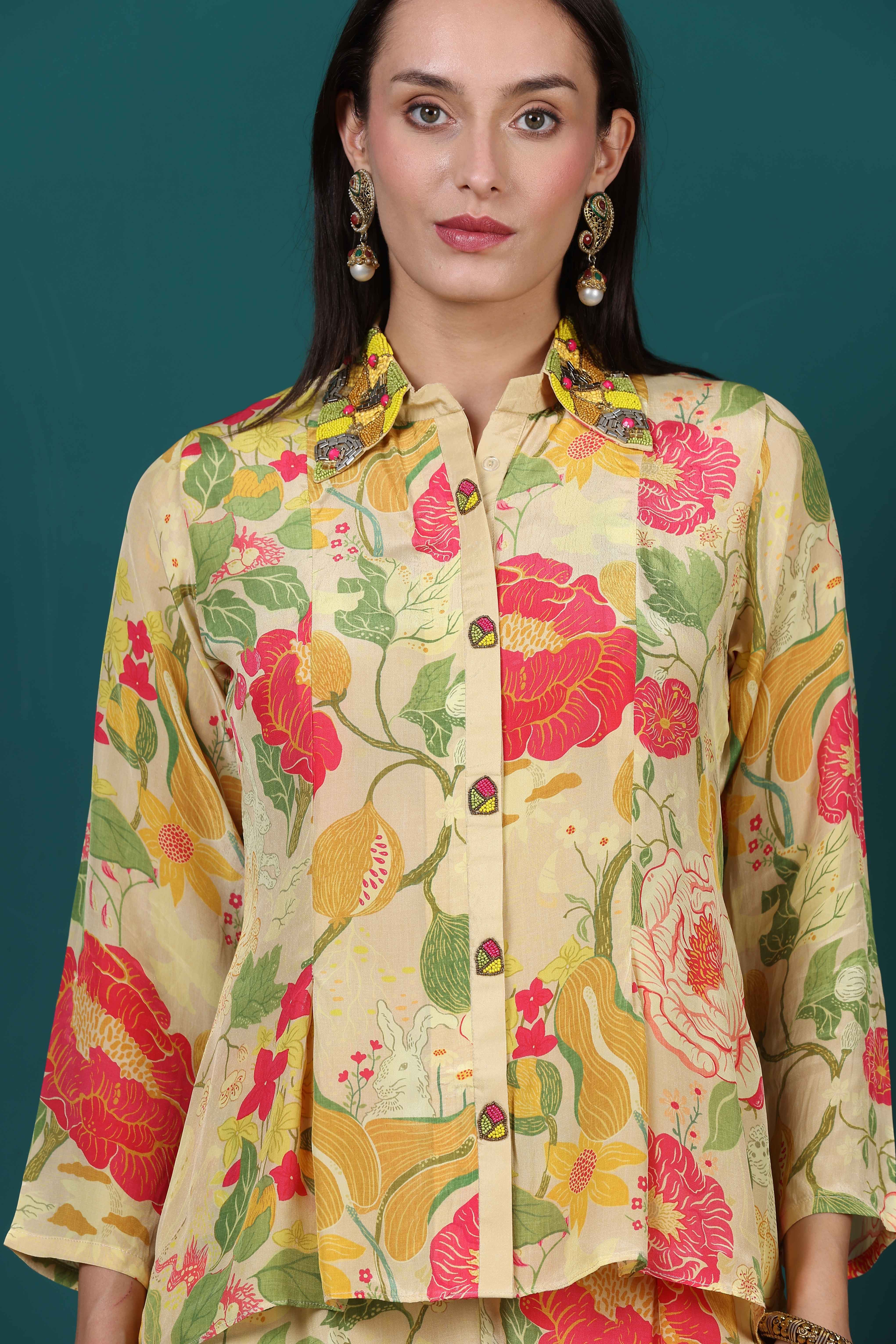 Loose Fit Crepe Co-ord Set for women