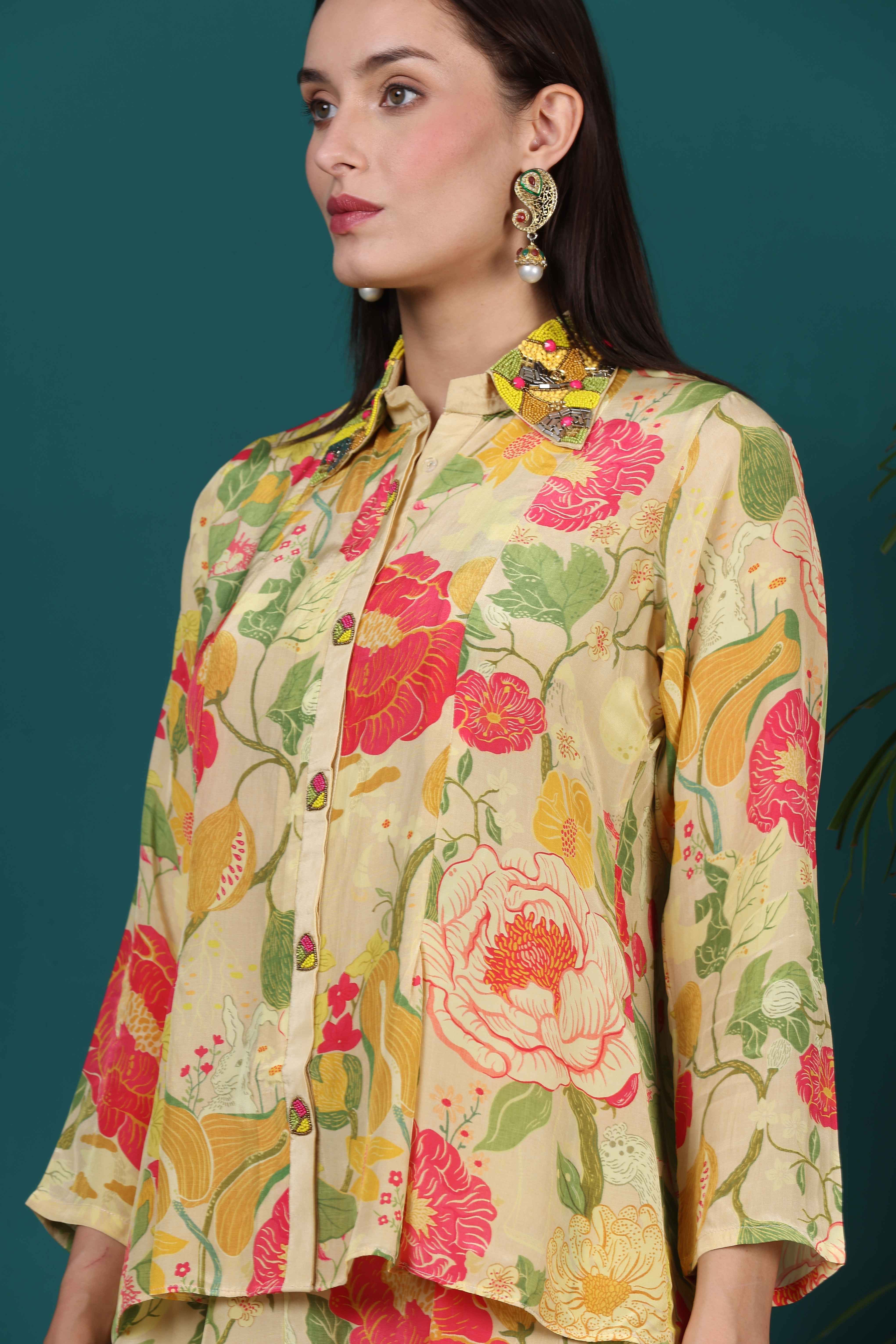 Loose Fit Crepe Co-ord Set for women