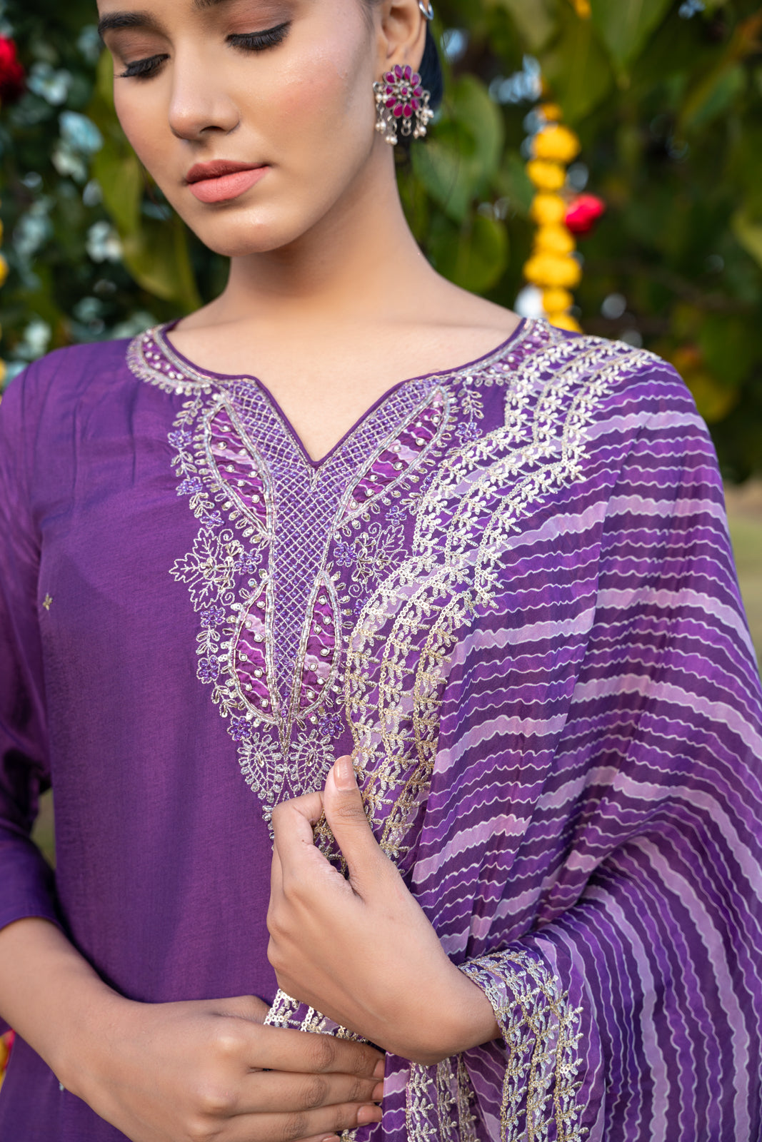 Russian Silk Party Wear Ladies Salwar Suit