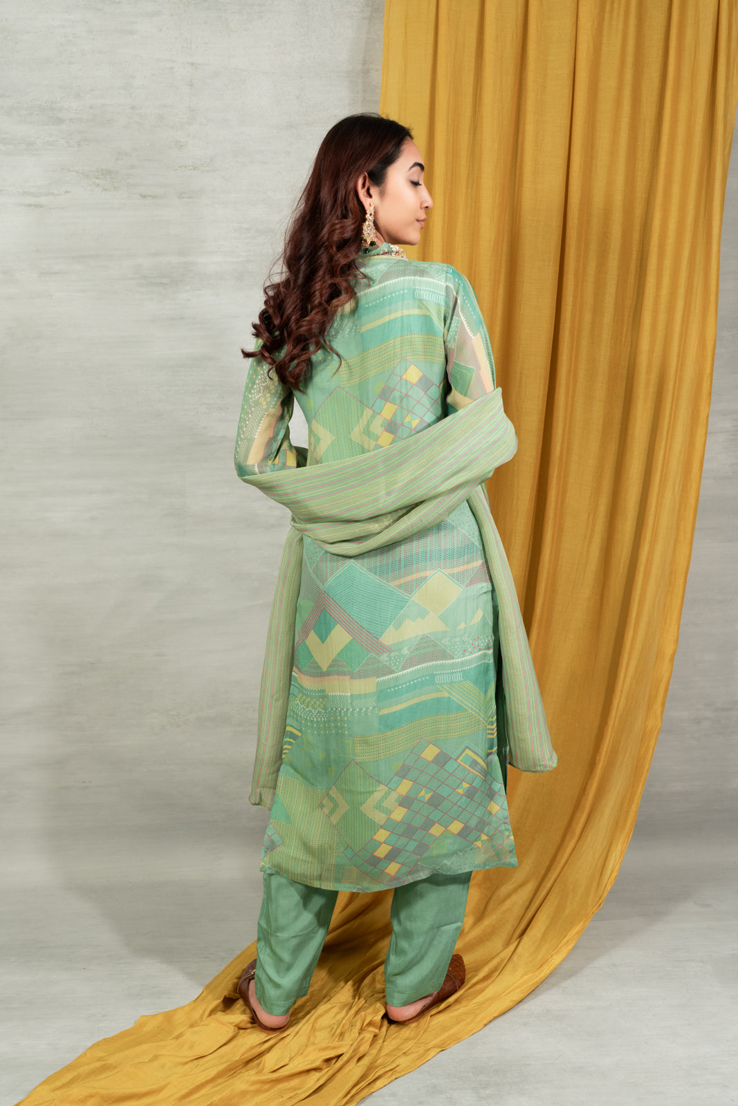 Summer Pastel Organza Salwar Suit for Women